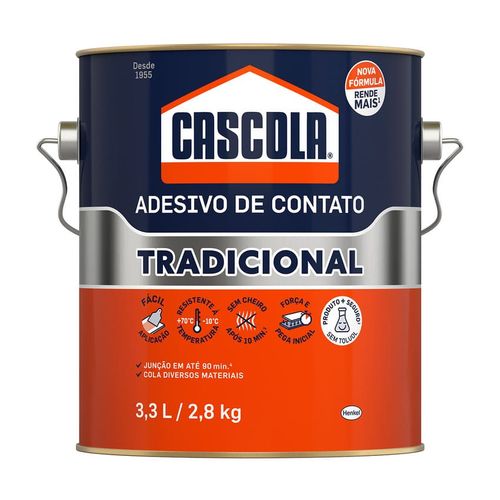 Adesivo de Contato Tradicional sem Toluol 2,8Kg Henkel