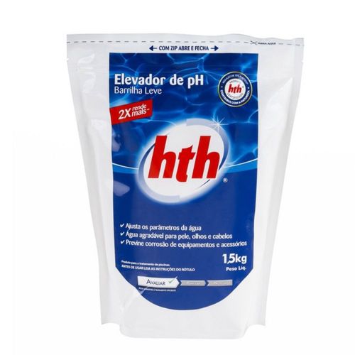 Elevador de pH para Piscina em Pó 1,5Kg HTH