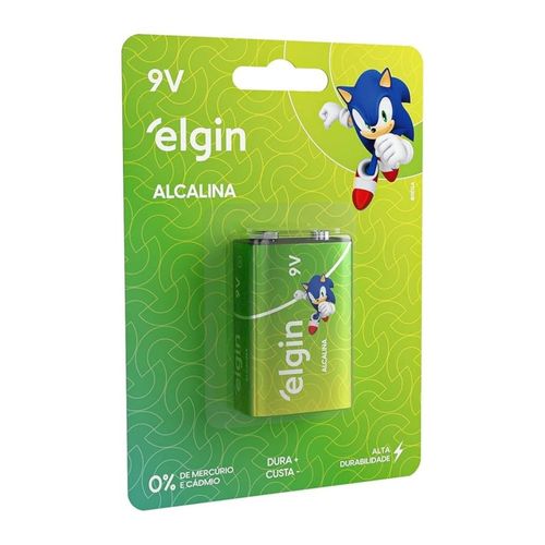 Bateria Alcalina 9V Blister com 1 unidade