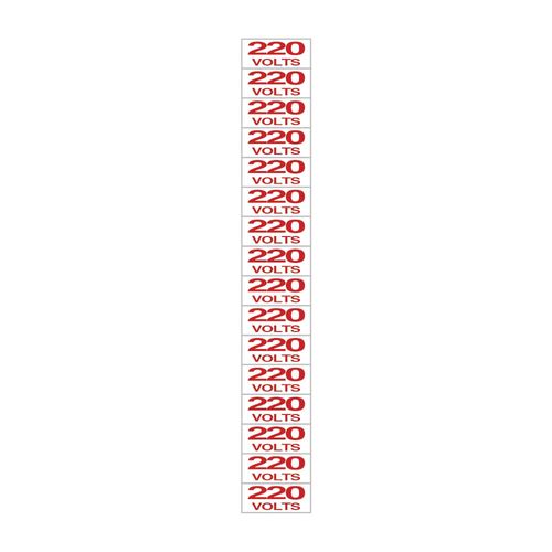 Placa 220 Volts 5x25cm em Poliestireno 16 Peças