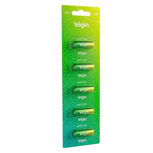 Pilha Alcalina A23 12V Blister com 5 unidades