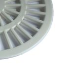 Grelha-Redonda-PVC-Branca-15cm-DN150-Luconi