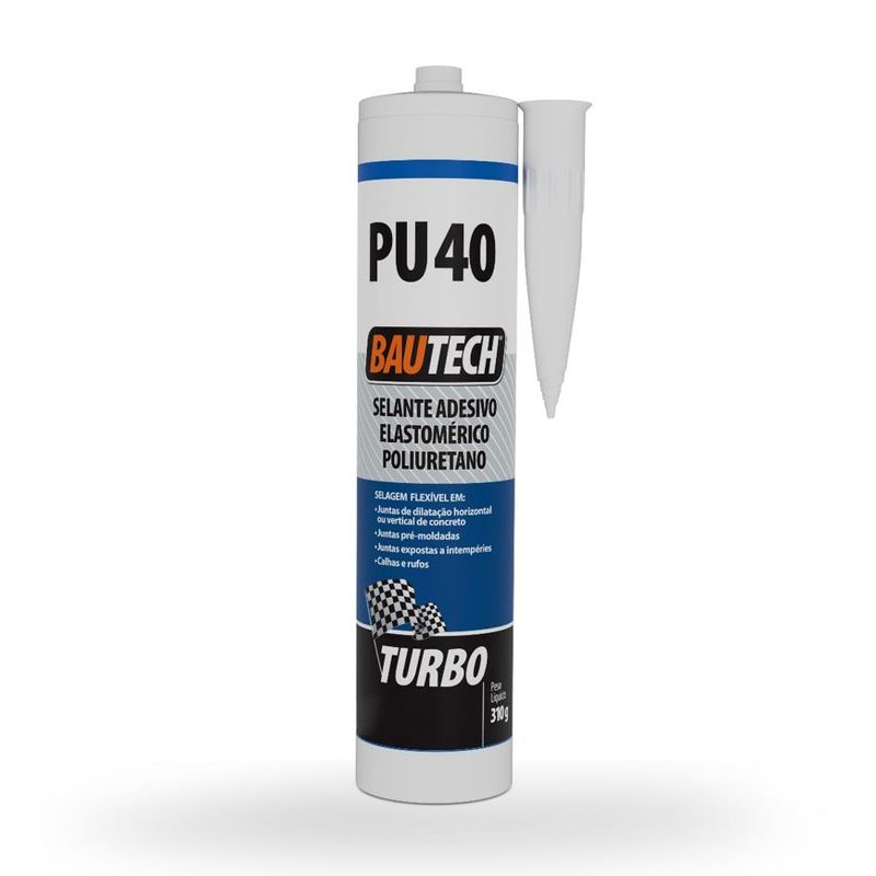 Selante-Adesivo-PU40-Turbo-Branco-310g-Bautech