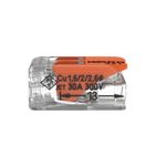 Conector-Emenda-2-Polos-ate-6mm²-41A-IP20-Wago-Caixa-com-50-Pecas