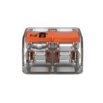 Conector-Emenda-2-Polos-ate-6mm²-41A-IP20-Wago-Caixa-com-50-Pecas