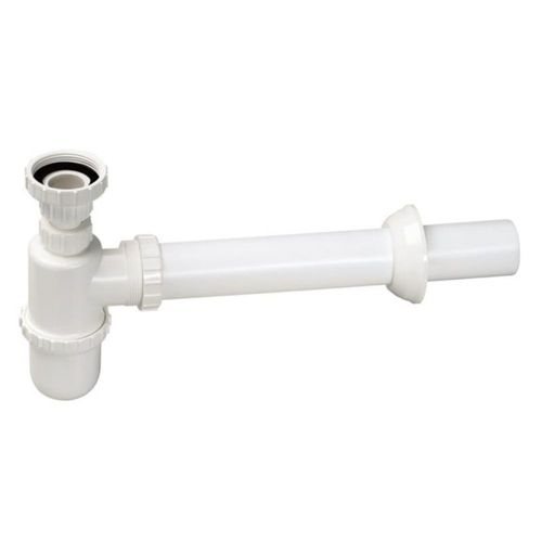 Sifão Copo Rígido para Pia de Cozinha Branco 1.1/2" Luconi