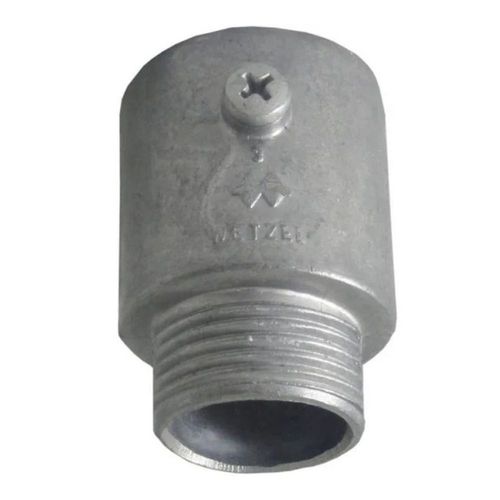 Conector Reto (Unidut Cônico) Alumínio com Rosca Externa BSP 1" Wetzel
