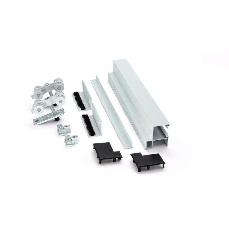 Kit-para-Porta-de-Correr-Suspenso-04-Rodizios-2m-60Kg-Aluminio-Branco