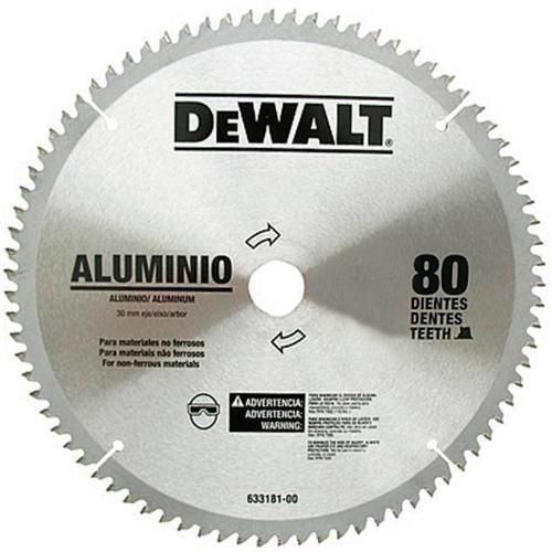 Disco de Serra 10" 250x30mm com 80 Dentes Dewalt