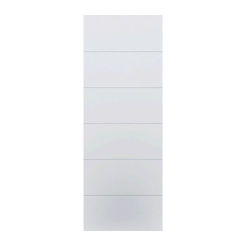 Folha de Porta Frisada Bella MDP Semissólida Branco UV 210x90cm
