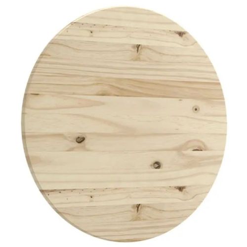 Tampo Redondo para Mesa Pinus Rústico 50x50x2,8cm