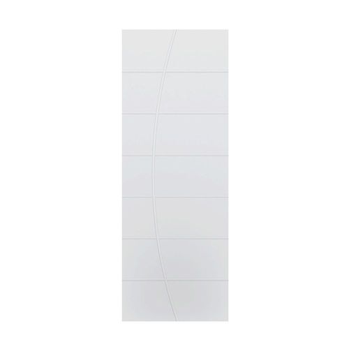 Folha de Porta Frisada Elegance MDP Semissólida Branco UV 210x90cm
