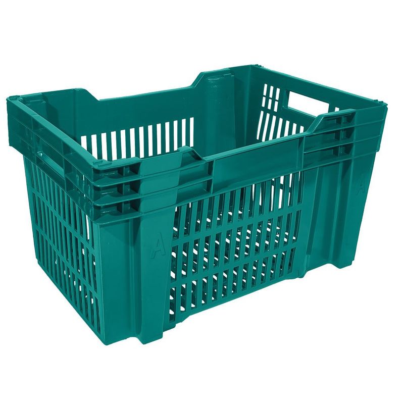Caixa-Plastica-Multiuso-Vazada-31ECX-505L-ate-30Kg-Verde