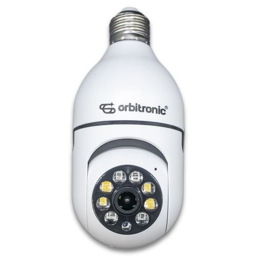 Câmera Wi-fi Lâmpada HD 1.3MP Interna Espiã com Rastreio ORB777 Branca