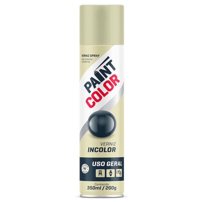Tinta-Spray-Uso-Geral-Verniz-Incolor-350ml-Paintcolor