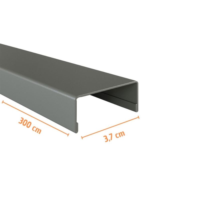 Perfil-Guia-Inferior-Cinza-Ocidental-Fit-300cm