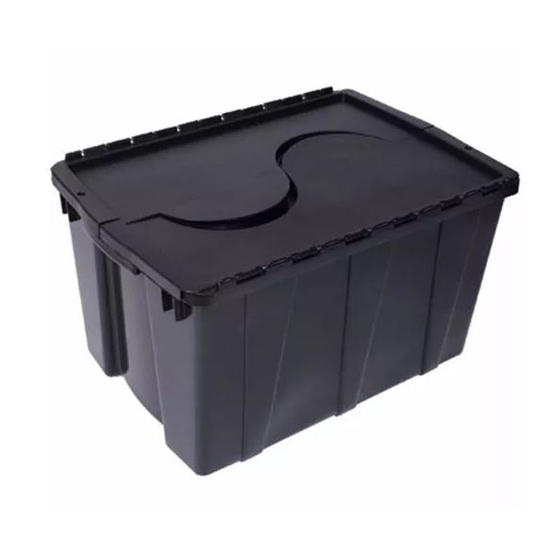 Caixa-Plastica-Organizadora-Container-OR08-56L-ate-25Kg-Preta
