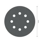 Disco-de-lixa-PRO-F355-125mm-Grano-400---5-unidades-Bosch