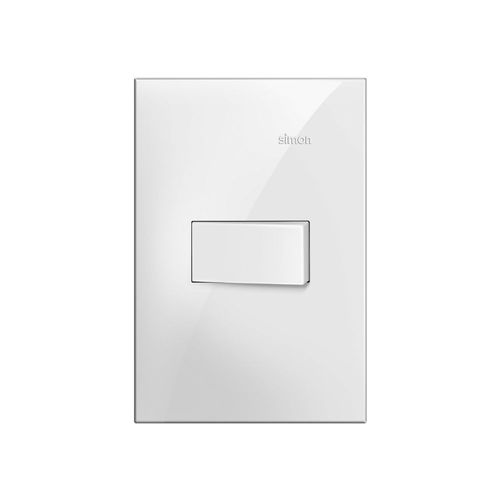 Conjunto Interruptor Simples 10A/250V 4x2 Branco Simon 35