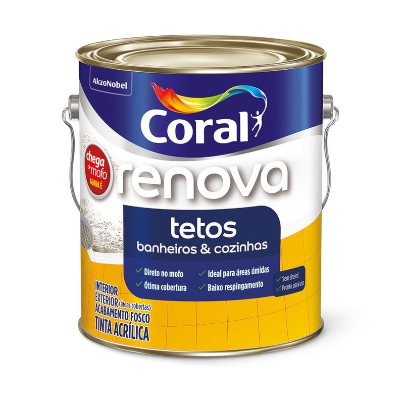 Tinta-Economica-Acrilica-Fosco-Tetos-Banheiros---Cozinhas-Branco-36L