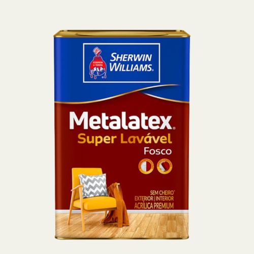 Tinta Premium Acrílica Fosco Metalatex Branco 18L
