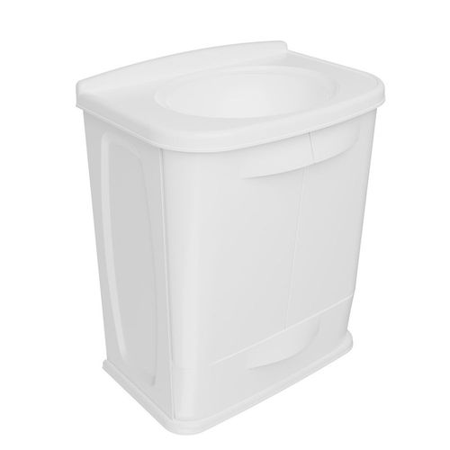 Kit Gabinete para Banheiro com Cuba Fit GAB5 Branco 45cm