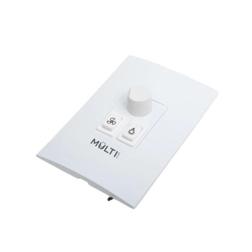 Controle Ventilador Teto 1 Lâmpada Branco Embutir