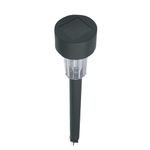 Espeto-para-Jardim-Solar-ABS-Preto-LED-1W-IP65-20-Lumens-Luz-Branca