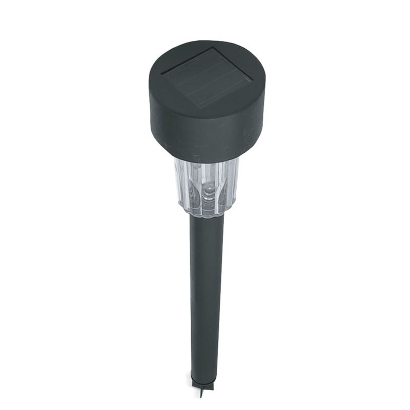 Espeto-para-Jardim-Solar-ABS-Preto-LED-1W-IP65-20-Lumens-Luz-Branca
