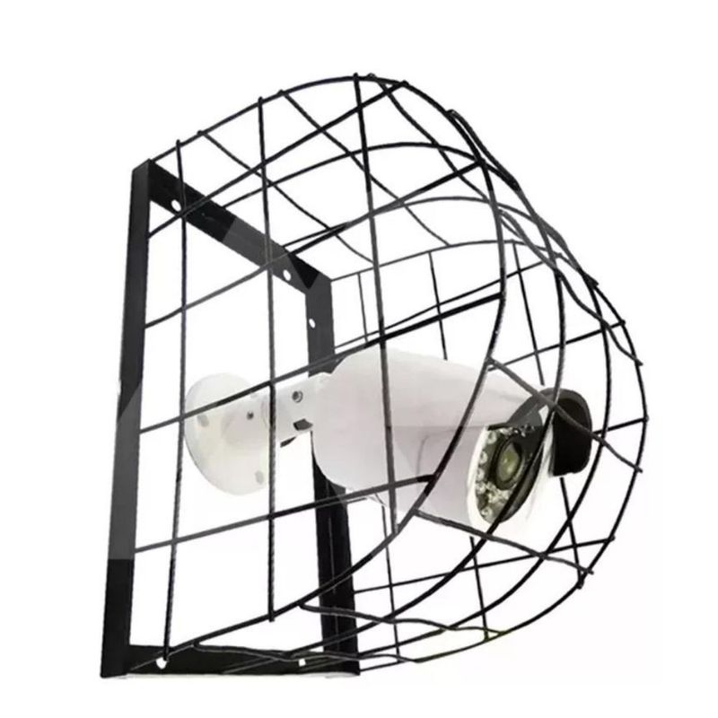 Grade-Protetora-Preta-de-Metal-para-Camera