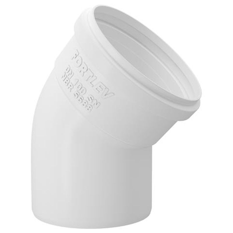 Joelho-45-Esgoto-Serie-Normal-PVC-DN-100-Fortlev