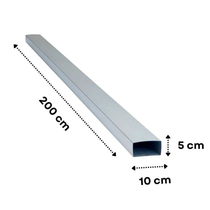 Condutor-Retangular-Aco-Corte-33-Galvalume-2m-Calhaforte