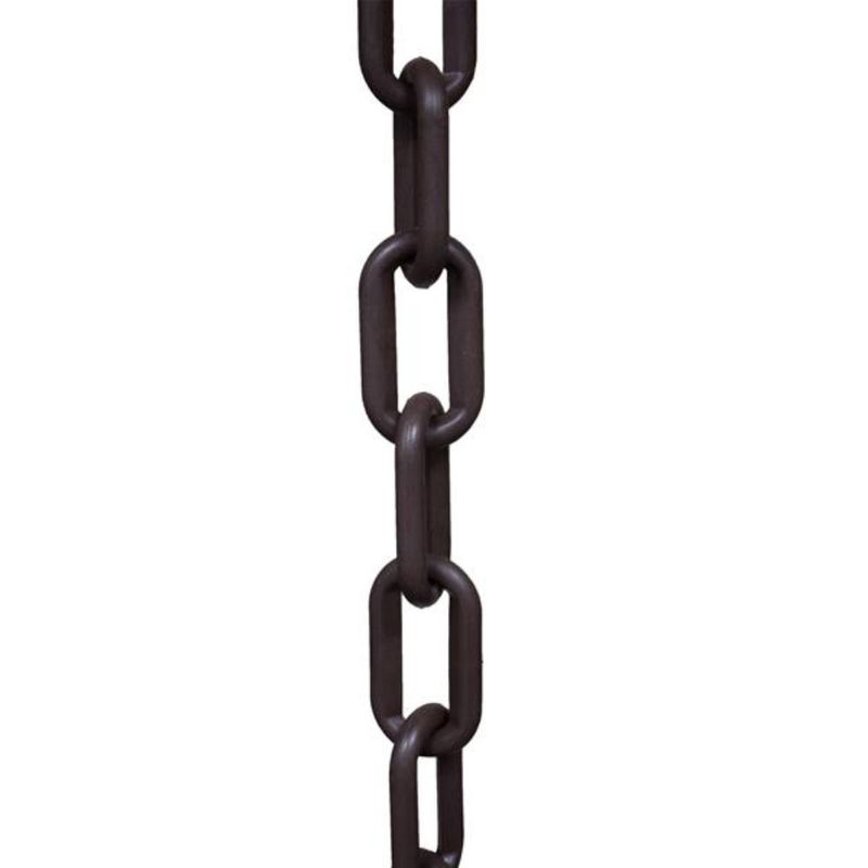 Kit-Corrente-Simples-para-Calha-Plastico-Marrom-3m-Calhaforte