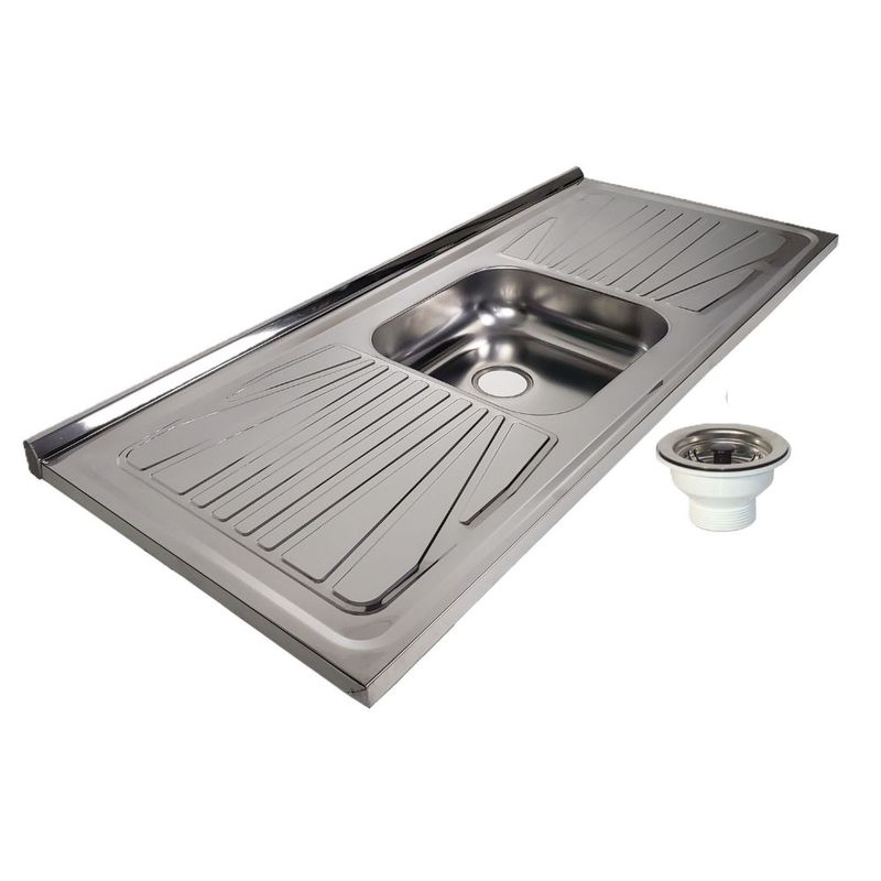 Pia-para-Cozinha--Aco-Inox-S400-c-Valvula-120x52cm-com-Cuba-Central