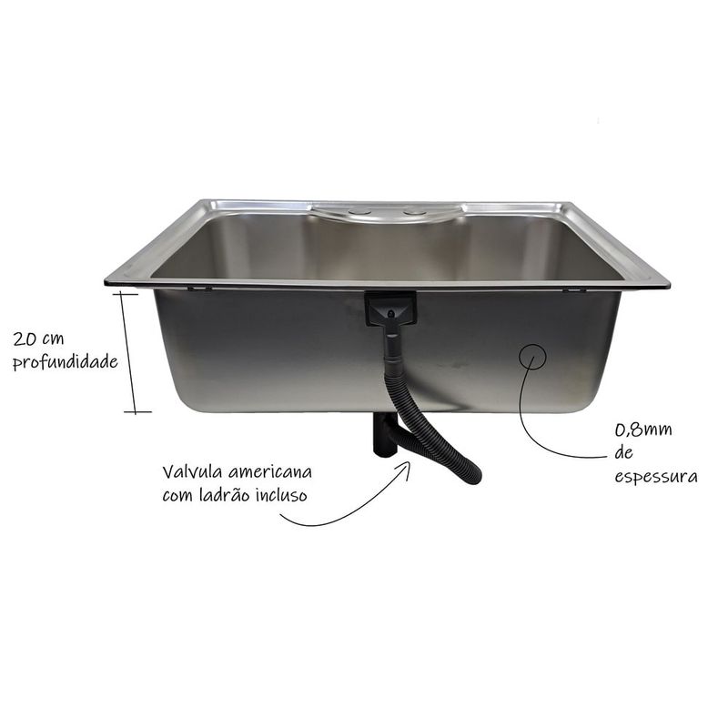 Cuba-de-Sobrepor-Retangular-65x45x22cm-Aco-Inox-Fabrinox-Gourmet