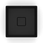 Cuba-de-Apoio-Quadrada-Preto-Fosco-Slim-30x30cm-Louca-Roca-T3-Terra