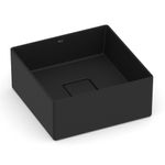 Cuba-de-Apoio-Quadrada-Preto-Fosco-Slim-30x30cm-Louca-Roca-T3-Terra