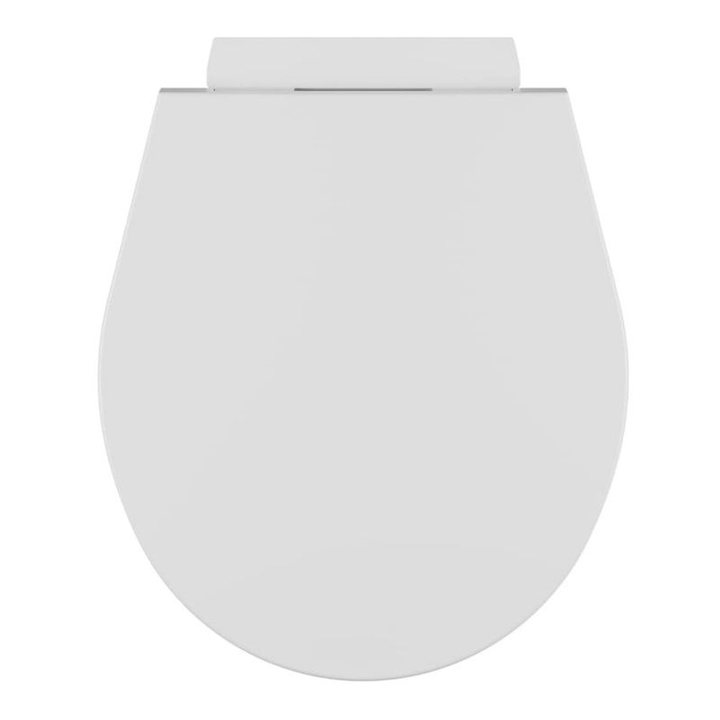 Assento-Sanitario-Almofadado-Click-Soft-Close-PP-Oval-Branco