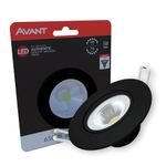 Spot-de-LED-Supimpa-Embutir-Redondo-Preto-5W-450-Lumens-Luz-Branca