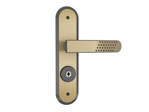 Fechadura Externa Espelho 1800-21 Tetrachave 40mm Oxidada