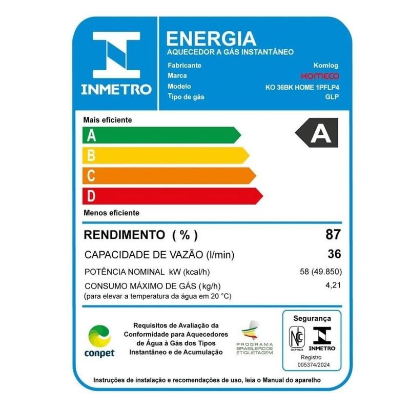 Aquecedor-de-Agua-a-Gas-GLP-36L-Home-Branco-Digital-Bivolt-Komeco