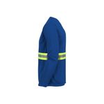 Camiseta-Poliester-Azul-Gola-Careca-Manga-Curta-Refletiva-Tam-M-Amalfi
