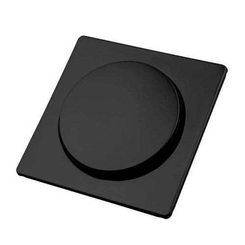 Ralo de Piso Click Quadrado Inox Preto 10x10cm Deckcasa