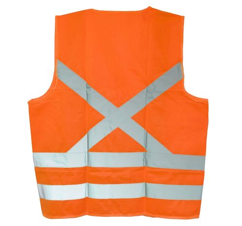 Colete Refletivo com 1 Bolso Laranja Tamanho M Imbat