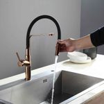 Monocomando-para-Cozinha-Mesa-1-4V-Bica-Alta-Rose-Gold-Gourmet-50cm