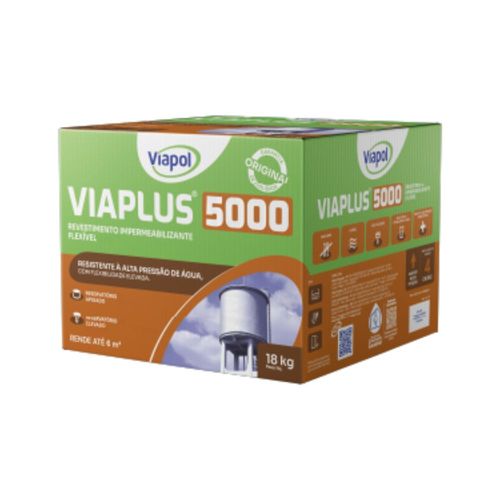 Argamassa Impermeabilizante Flexível Viaplus 5000 18Kg Viapol