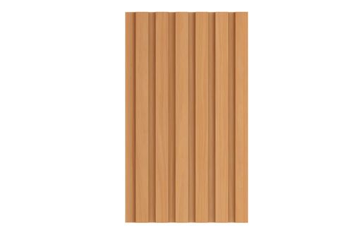 Painel Ripado MDF Resistênte à Umidade Peroba Rosa cx c/ 6 Pçs 0,75m2