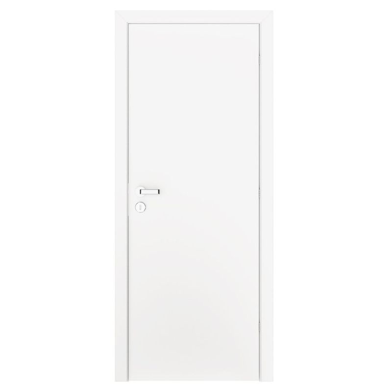 Kit-Porta-Lisa-Acabada-Branco-UV-com-Fechadura-Direito--Bt14-210x72cm