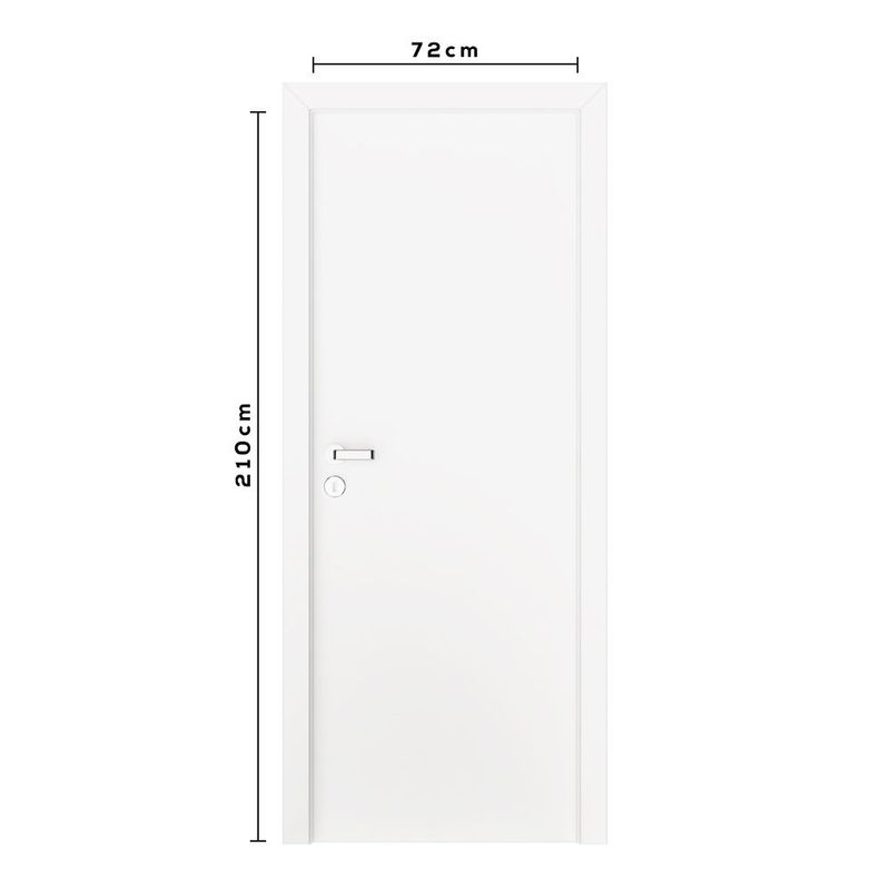 Kit-Porta-Lisa-Acabada-Branco-UV-com-Fechadura-Direito--Bt14-210x72cm