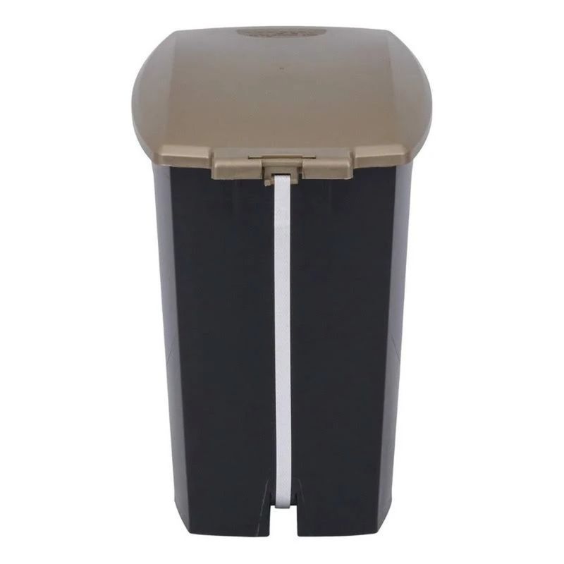 Lixeira-Eco-com-Pedal-7L-Preta-com-Tampa-Plasutil